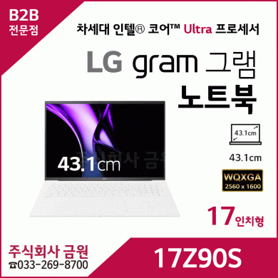 LG 그램 노트북 17Z90S