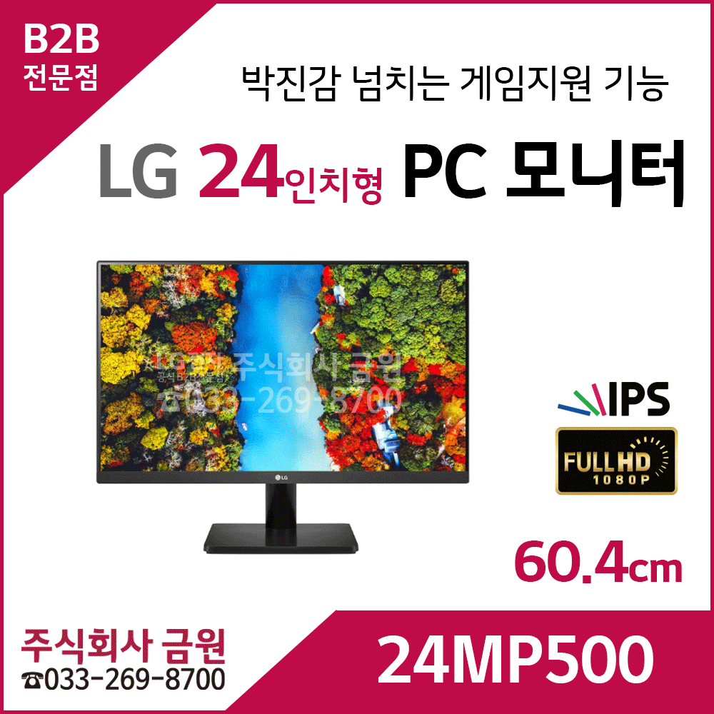 LG PC 모니터 24MP500